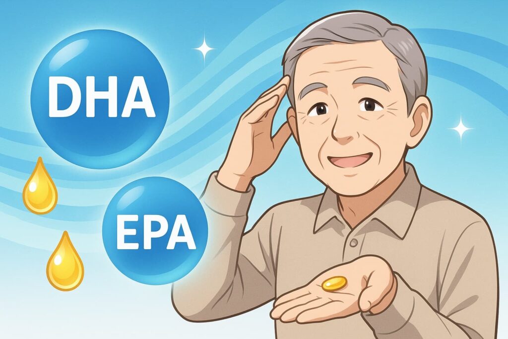 DHA/EPA（魚油＋植物油）成分イメージ