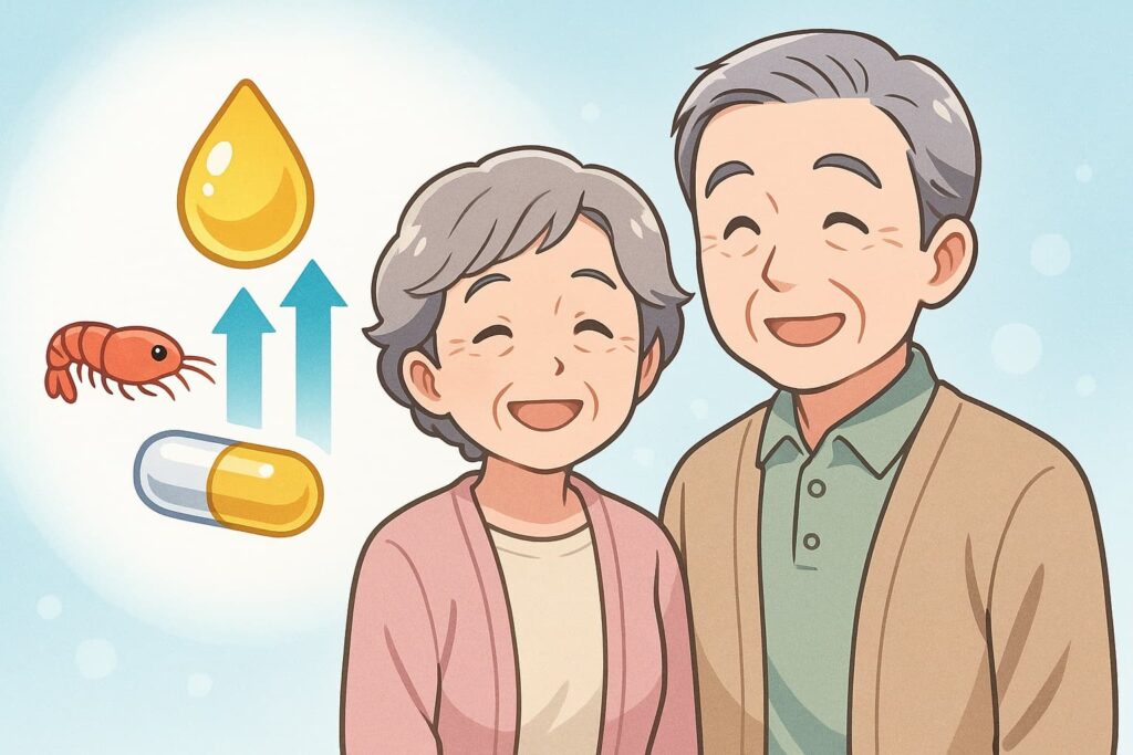 オキアミ（クリルオイル）＋吸収率