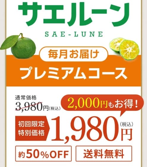 サエルーン定期コースがお得