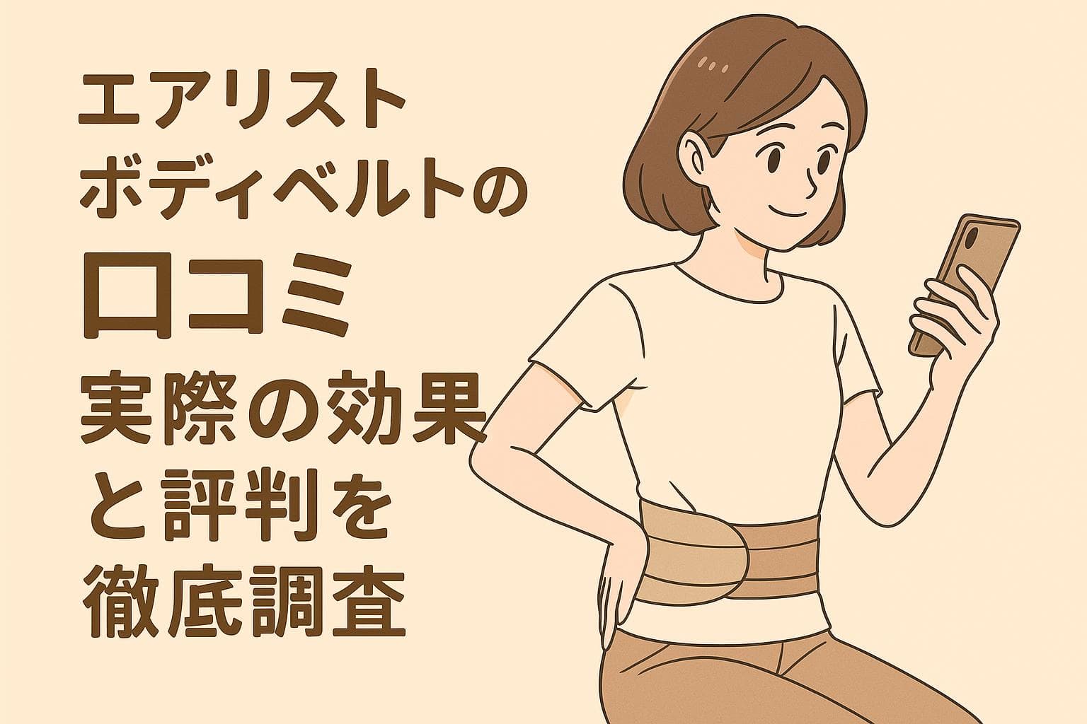 エアリスト ボディベルトの口コミ｜実際の効果と評判を徹底調査
